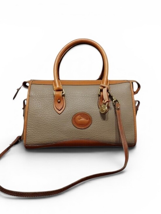 Dooney & Bourke Handbags - Dooney & Boutke Vintage All Weather Leather Satchel With Shoulder Strap